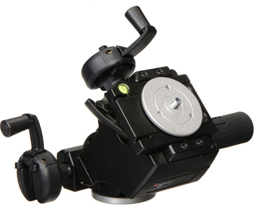 1014103_B.jpg - Manfrotto 400 Deluxe Geared Head (Quick Release) - Supports (10kg)