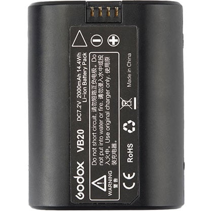 Best image for Godox VB20 Lithium-Ion Battery for V350S Flash (7.2V, 2000mAh)