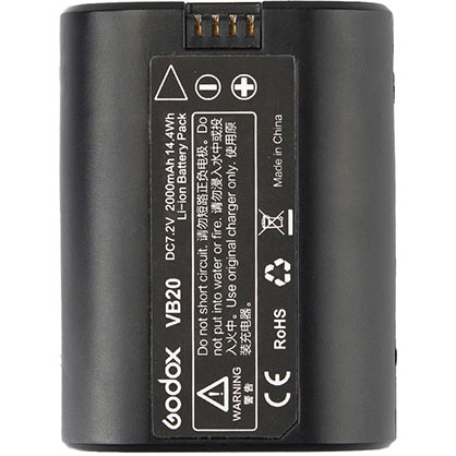 Godox VB20 Lithium-Ion Battery for V350S Flash (7.2V, 2000mAh) - Best Available Image