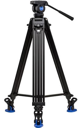 Benro KH26NL Al Dual-Tube 3-sect Tall Tripod with K5 Video Head