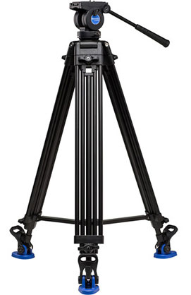 Benro KH26NL Al Dual-Tube 3-sect Tall Tripod with K5 Video Head - Best Available Image