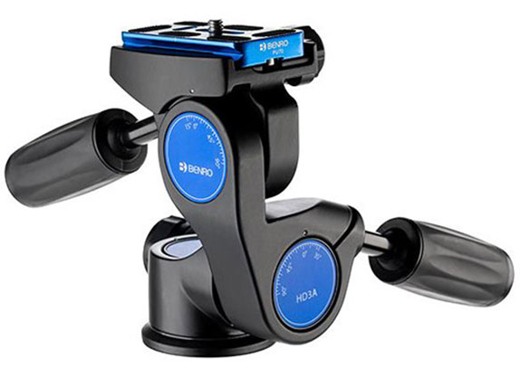 1015803_A.jpg - Benro HD3A 3-Way Panhead - Image 1