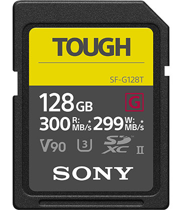 Best image for Sony 128GB SF-G Tough SD UHS-II SDXC V90 Memory Card