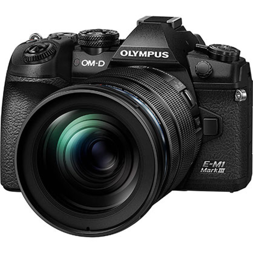 Olympus OM-D E-M1 Mark III Camera + 12-100mm Black Kit