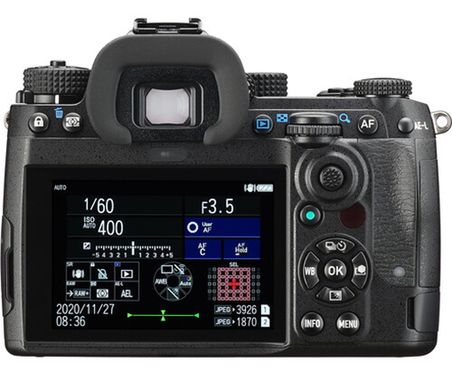 1017113_A.jpg - Pentax K-3 Mark III DSLR Camera (Black)