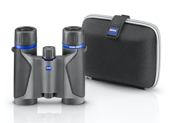 Zeiss 10x25 Terra ED Pocket Binoculars Black/Grey