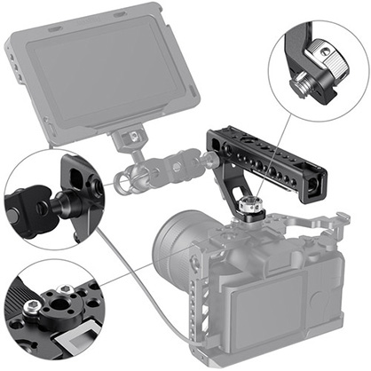 1018723_E.jpg - SmallRig Cage&Arri Locating Handle Kit for SONY A6600 3151
