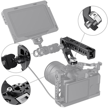 1018723_E.jpg - SmallRig Cage&Arri Locating Handle Kit for SONY A6600 3151 - Image 5