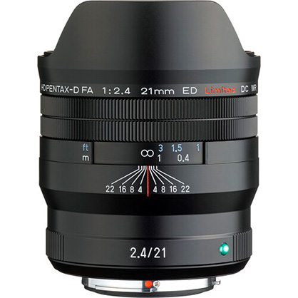 1018893_A.jpg - Pentax HD PENTAX-D FA 21mm f/2.4ED Limited DC WR Lens (Black)