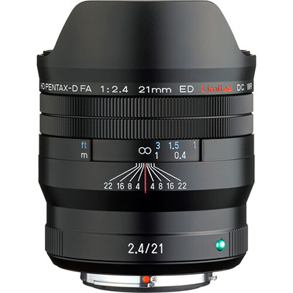 1018893_A.jpg - Pentax HD PENTAX-D FA 21mm f/2.4ED Limited DC WR Lens (Black) - Image 1