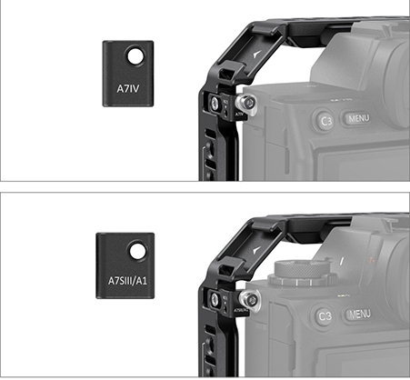 1018973_B.jpg - SmallRig Full Cage for Sony Alpha 7 IV/Alpha 7S III/Alpha 1 3667 - Image 2