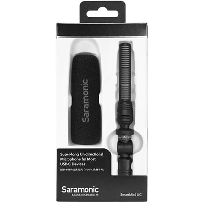 1019113_E.jpg - Saramonic SmartMic5 UC Mini Shotgun Microphone for USB Type-C - Thumbnail 5