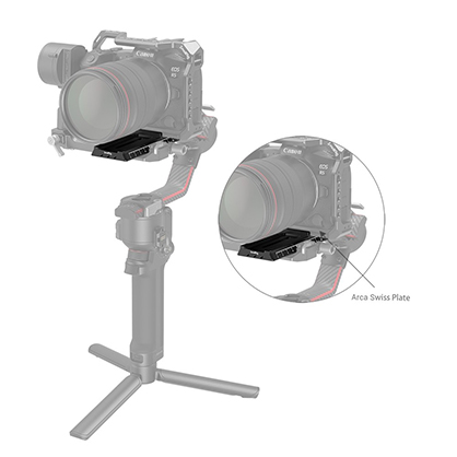 1019553_C.jpg - SmallRig Quick Release Plate with Arca-Swiss for DJI RS 2/RSC 2/Ronin-S 3061 - Image 3