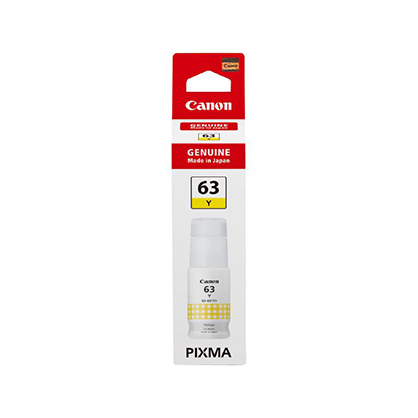 Canon GI-63 Ink Bottle - Yellow PIXMA MEGATANK - Best Available Image