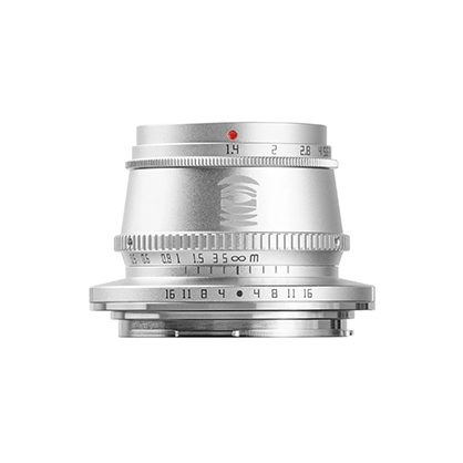 TTArtisan 35mm f1.4 APS-C Lens for Canon RF Silver