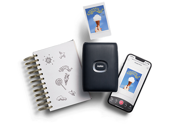 1019983_B.jpg - instax Mini Link 2 Printer Space Blue - Image 2