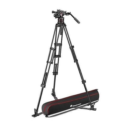 Manfrotto Nitrotech 612 Video Head and Aluminium Twin GS Tripod