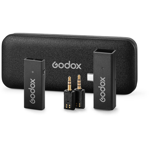 Godox MoveLink Mini UC Wireless Microphone System Kit 2 Black