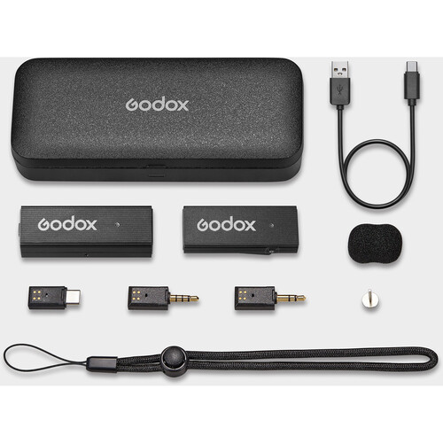 1021723_A.jpg - Godox MoveLink Mini UC Wireless Microphone System Kit 2 Black - Image 1