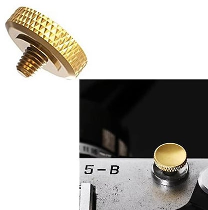 Camera Armour Shutter Release Button - Gold