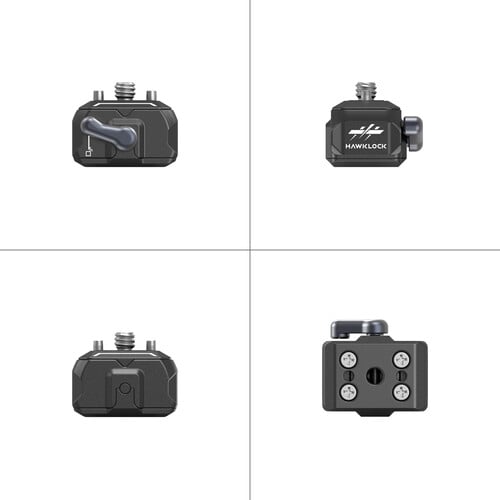 1022573_B.jpg - SmallRig Drop-In HawkLock Mini Quick Release System with Locating Pins - Thumbnail 2