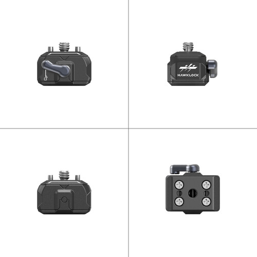 1022573_B.jpg - SmallRig Drop-In HawkLock Mini Quick Release System with Locating Pins - Image 2