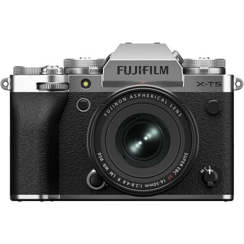 FUJIFILM X-T5 Mirrorless Camera with XF 16-50mm f/2.8-4.8 Lens (Silver)