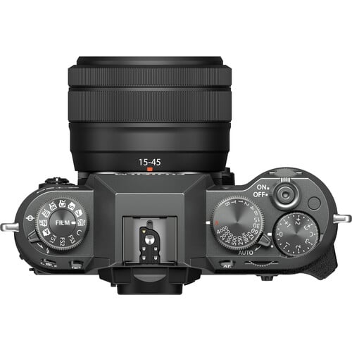1022703_B.jpg - FUJIFILM X-T50 Mirrorless Camera with 15-45mm f/3.5-5.6 Lens (Charcoal Silver) - Image 2