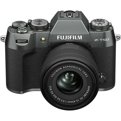 1022703_E.jpg - FUJIFILM X-T50 Mirrorless Camera with 15-45mm f/3.5-5.6 Lens (Charcoal Silver) - Image 5