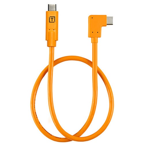 Best image for Tether Tools TetherPro USB-C to Right Angle USB-C Pigtail Cable 50cm Orange