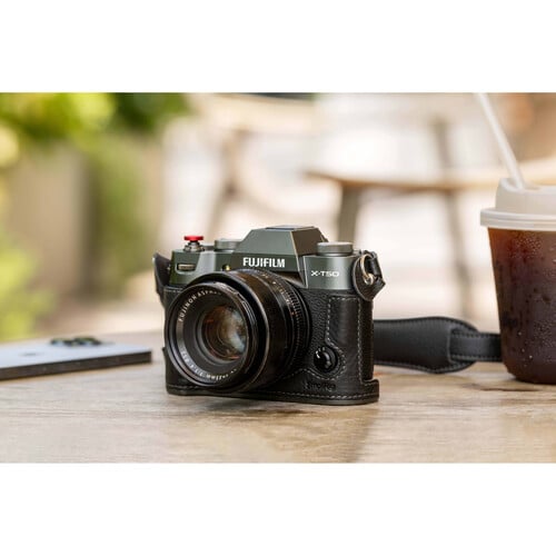 1023233_B.jpg - SmallRig Leather Half Case Kit for FUJIFILM X-T50 (Black) 4709 - Image 2