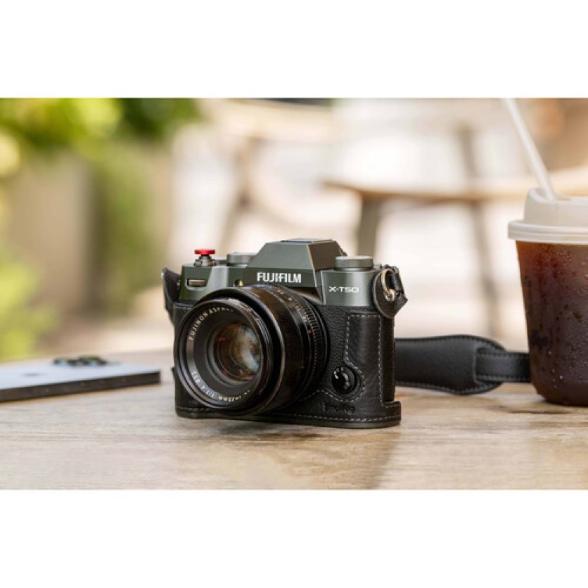 SmallRig Leather Half Case Kit for FUJIFILM X-T50 (Black