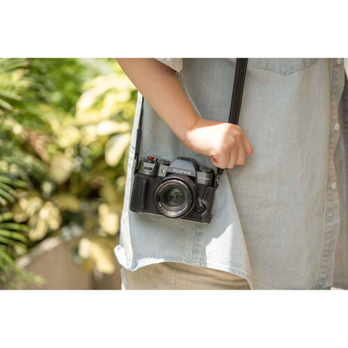 1023233_D.jpg - SmallRig Leather Half Case Kit for FUJIFILM X-T50 (Black) 4709 - Image 4