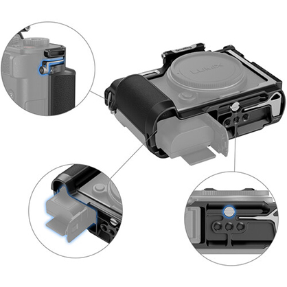 1023413_C.jpg - SmallRig Cage for Panasonic Lumix S9 4515 - Thumbnail 3
