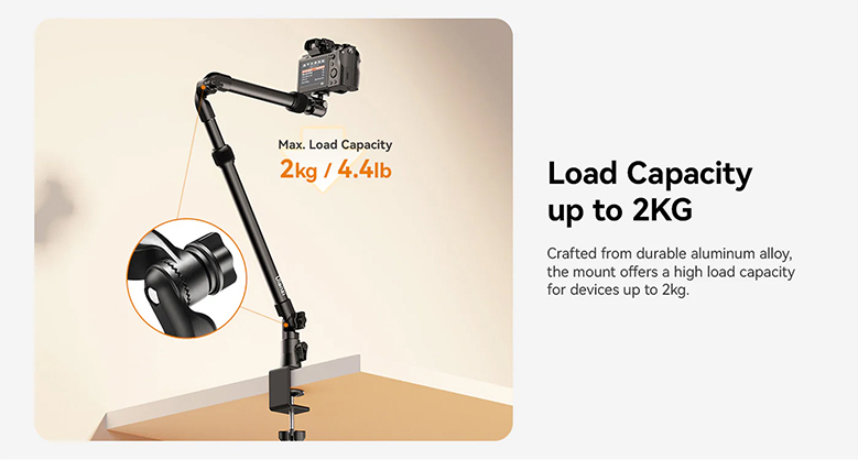 1023843_C.jpg - Ulanzi ZJ02 Desk Stand with Holding Arm - Image 2