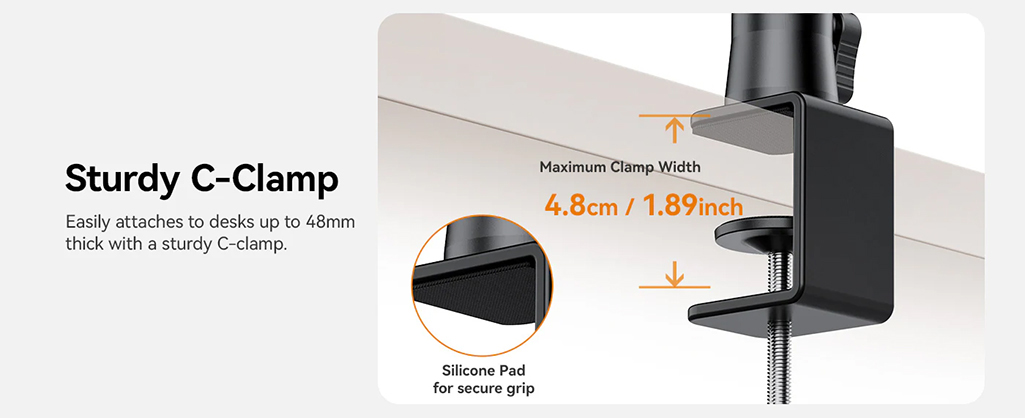 1023843_E.jpg - Ulanzi ZJ02 Desk Stand with Holding Arm - Image 4