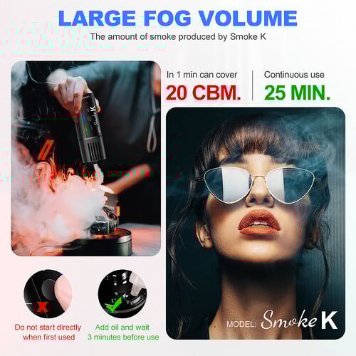 1023923_B.jpg - LENSGO Smoke K All-in-One Handheld Mini Fog Machine (30W) - Image 2