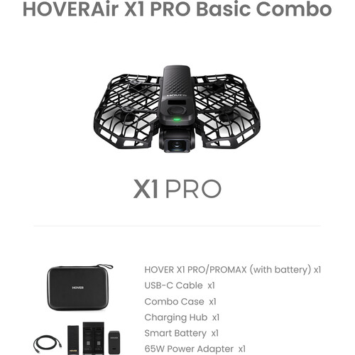 1024163_A.jpg - HOVERAir X1 Pro Self-Flying Camera Drone Combo - Image 1