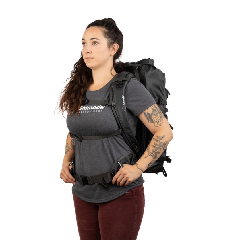 1024343_A.jpg - Shimoda  Women Simple Petite Backpack Straps (Black) - Thumbnail 1