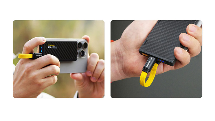 1024603_D.jpg - Nitecore NLink10 PD QC Fast Charging USB-C Cable with Magnetic Connectors - Image 4