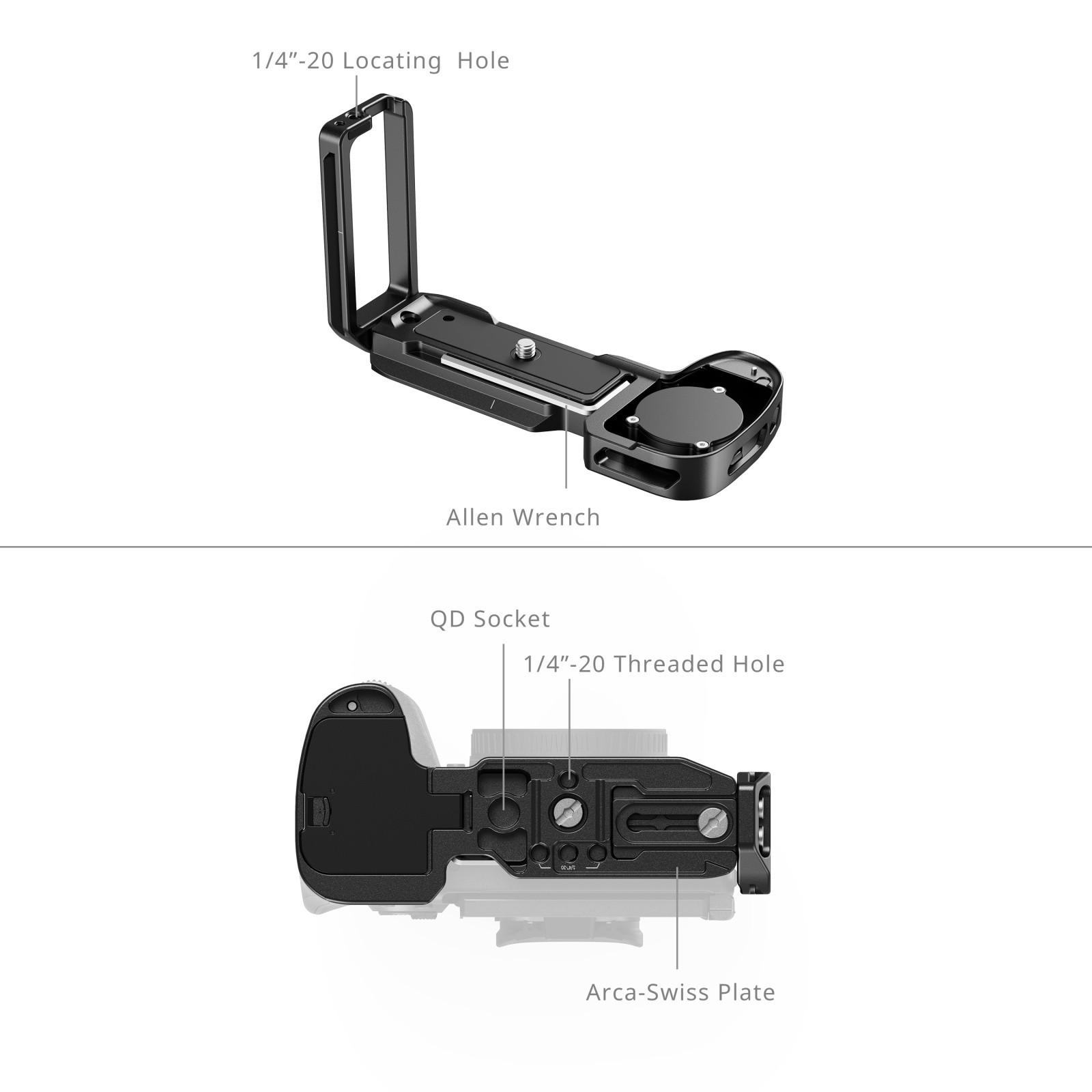 1024623_A.jpg - SmallRig L-Shape Mount Bracket for Sony Alpha 1 II / Alpha 9 III 5188 - Thumbnail 1