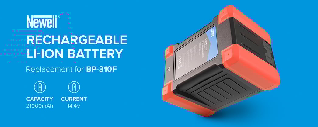Newell BP-310F V-Mount Battery 21000mAh 14.4V  100w D-Tap Socket  USB-C USB-A