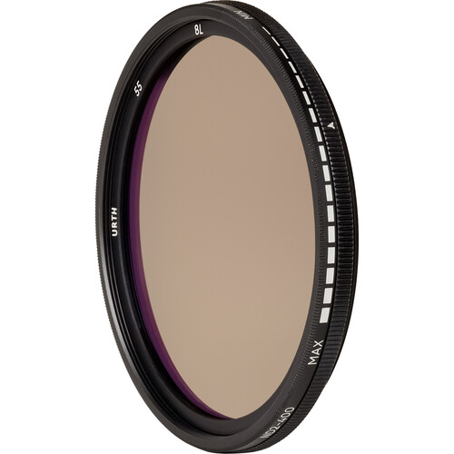 Urth Variable ND Lens Filter (55mm, 1 to 8.6-Stop)