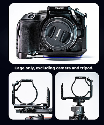 1024773_B.jpg - PW Yanzuo Camera Cage for Canon EOS R10 - Image 2