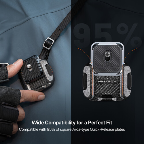 1024813_A.jpg - PGYTECH Quick Release Clamp and Plate for Shoulder Strap - Image 1