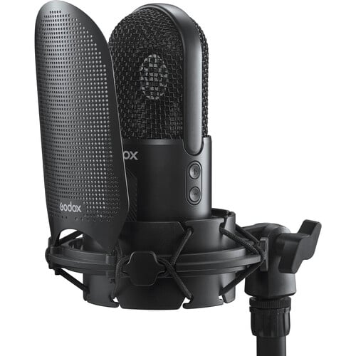 Best image for Godox UMic10 Cardioid Condenser USB Microphone with Shockmount and Pop Filter