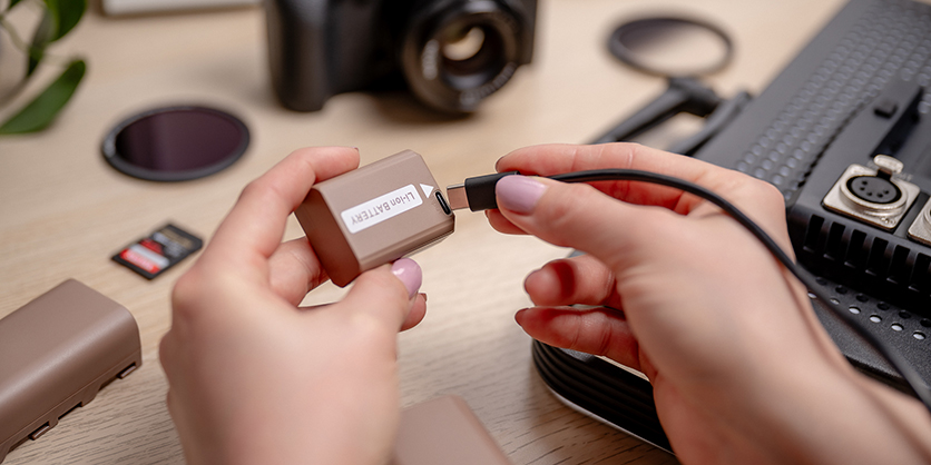 1025163_B.jpg - Newell LP-E6P USB-C battery for Canon - Image 2