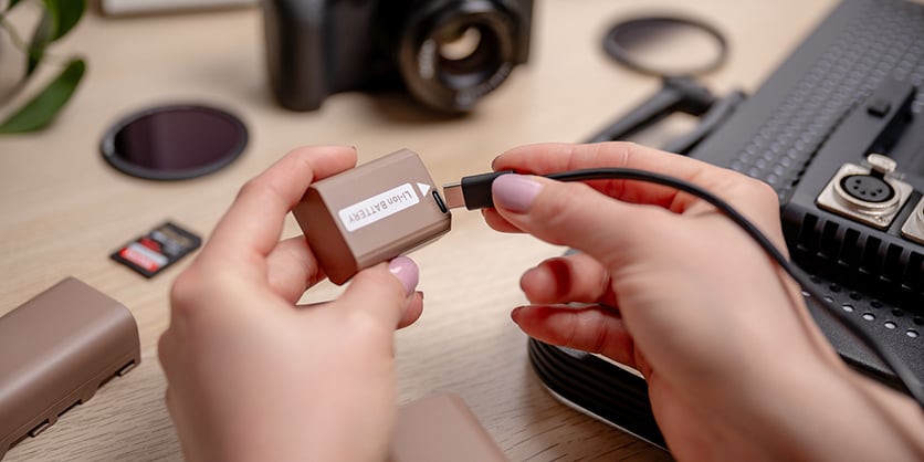 1025163_B.jpg - Newell LP-E6P USB-C battery for Canon - Image 2