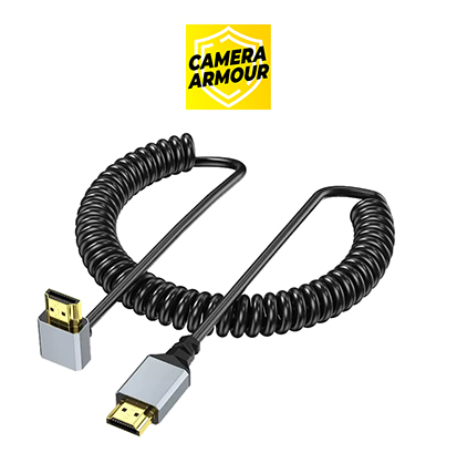 Camera Armour Coiled Down HDMI to HDMI Cable - Best Available Image