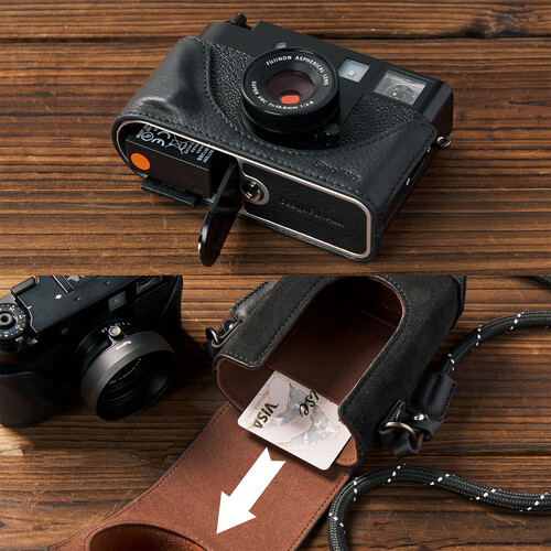 1025203_A.jpg - SmallRig Leather Camera Case for FUJIFILM X half (Black) 5219 - Image 1